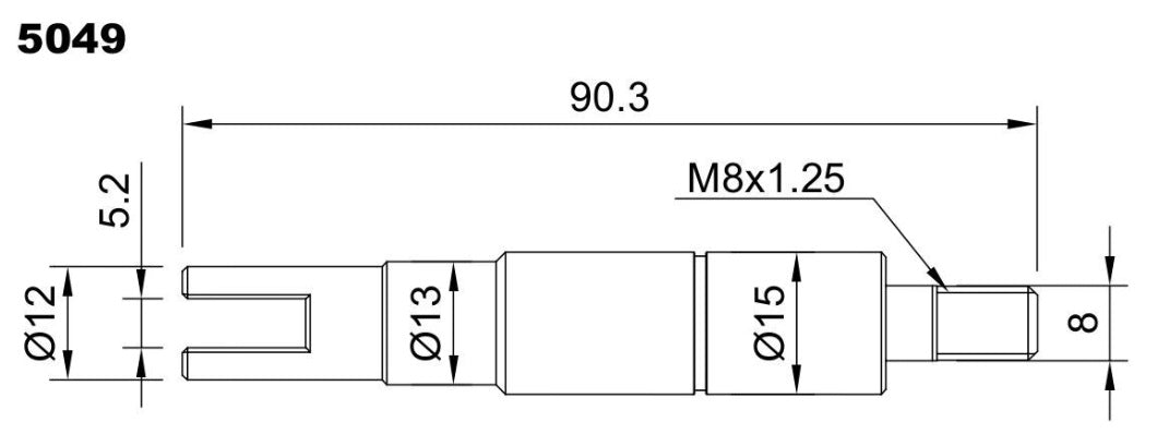 5049-ALBERO POMPA ST 212 L=90.3