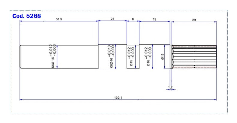 PUMP SHAFT JB 10970