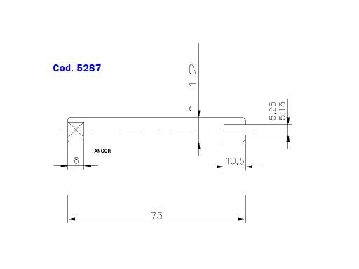 5287-ALBERO POMPA ST 223 L=73