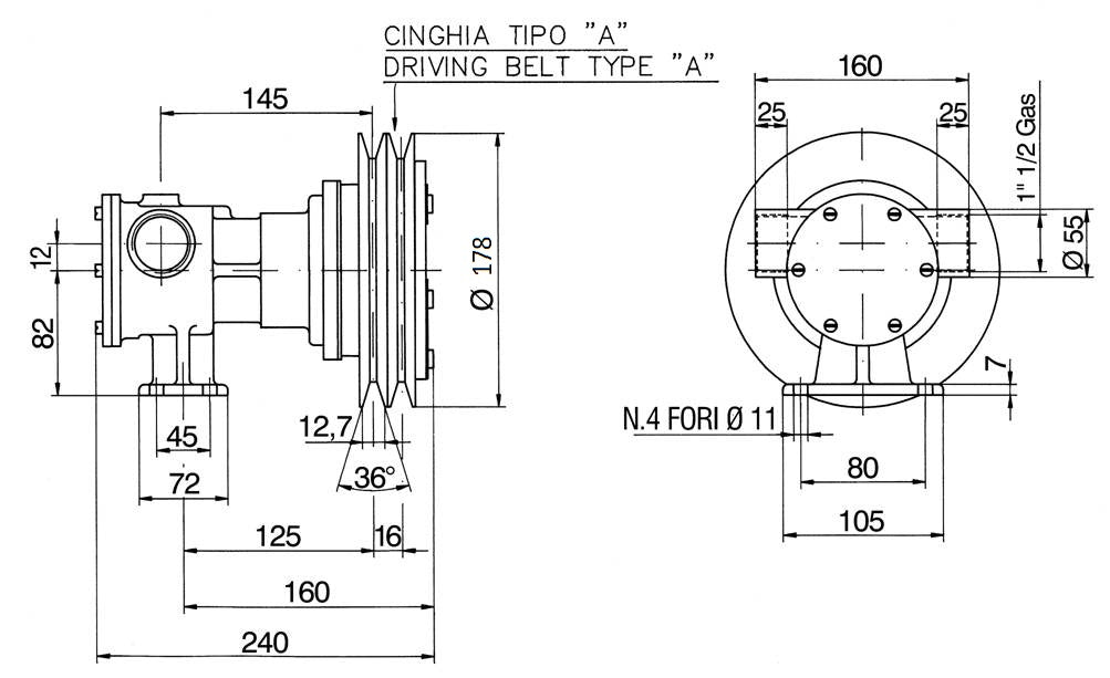 5401-POMPA FRIZ.ELET.PM40EM-12 V D170