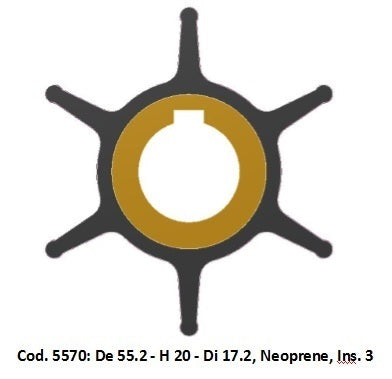 5570-GIR.HD DE 55.4 DI 17.2 H20