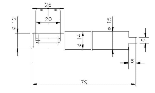 5675-ALBERO POMPA ST 314 L=79