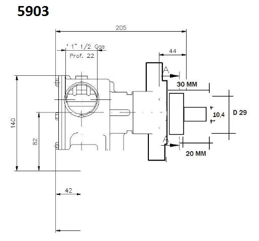 5903-POMPA PM 40/FL