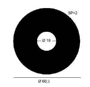 5996-ANELLO DI RASAMENTO 60.5x31x1.5
