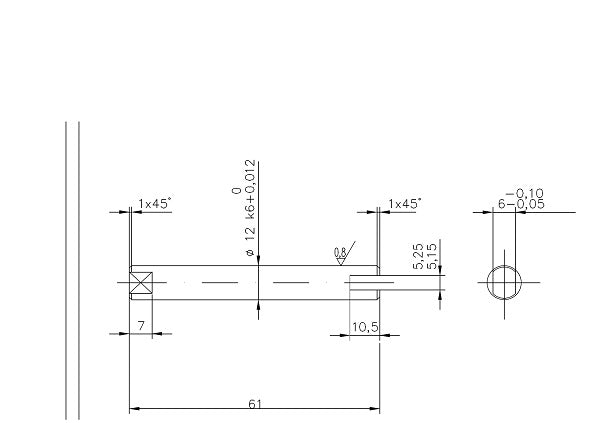 6232-ALBERO POMPA ST 218 L=61
