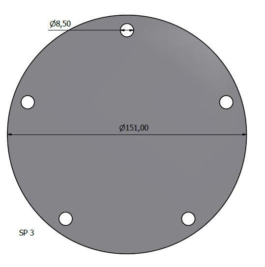6235-COPERCHIO 23113 D.151 SP 3 5F