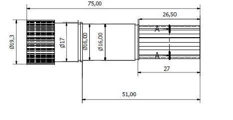 6279-ALBERO POMPA ST 644 L=74.5