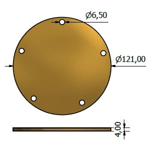 6309-COPERCHIO D121 DW DOO