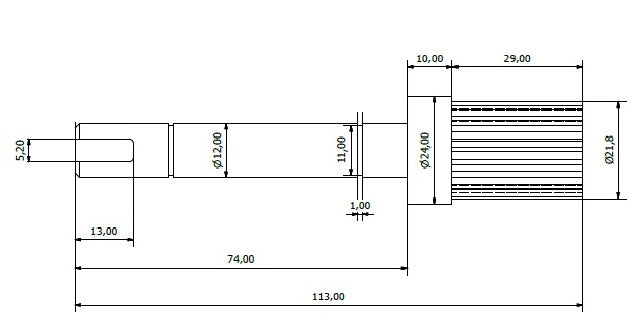 6483-ALBERO POMPA ST 339/T L=113