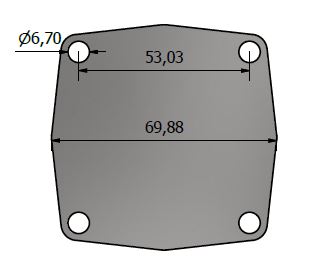 6644-COPERCHIO HP RETT. 4F