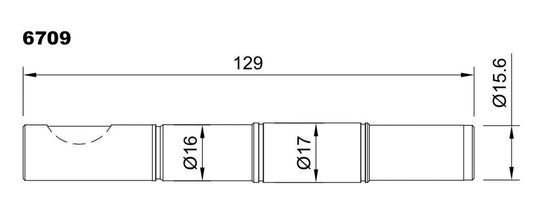 6709-ALBERO POMPA ST 471 L=129