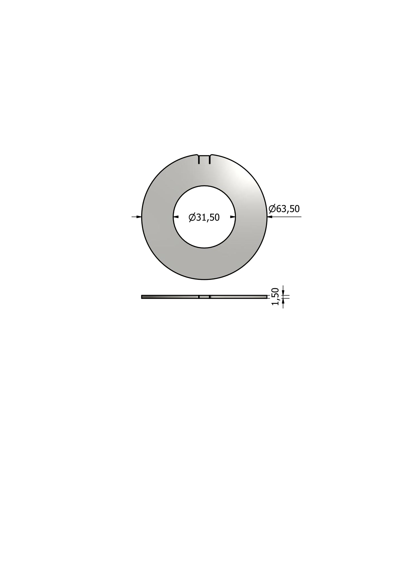 6985-ANELLO GREZZO PER 6659