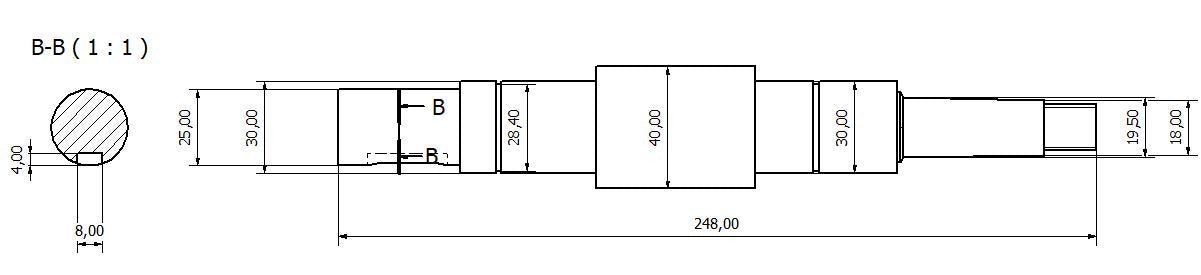 7322-ALBERO GEN 5 L=248