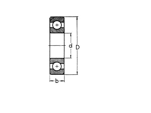 PILLOW. 12x28x8 6001 SKF