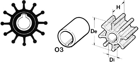 GIR.JO50427/2 WITH AISI304 INSERT
