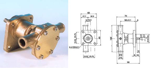2728-POMPA ST 122 (MOTORE KUBOTA)