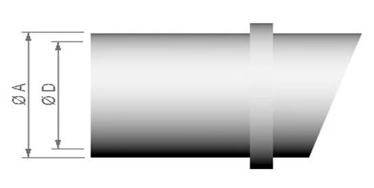 TUBO COLL.GAS DI SCARICO d.60